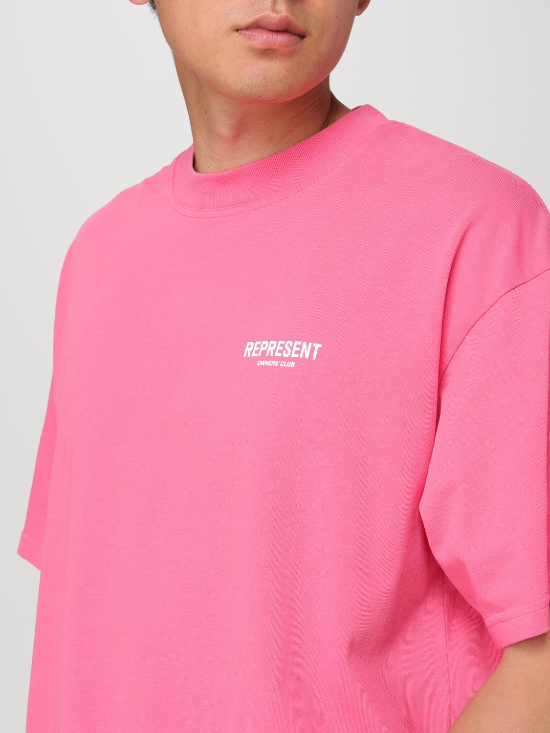 REPRESENT T-SHIRT: T-shirt herren Represent, Pink - Img 3
