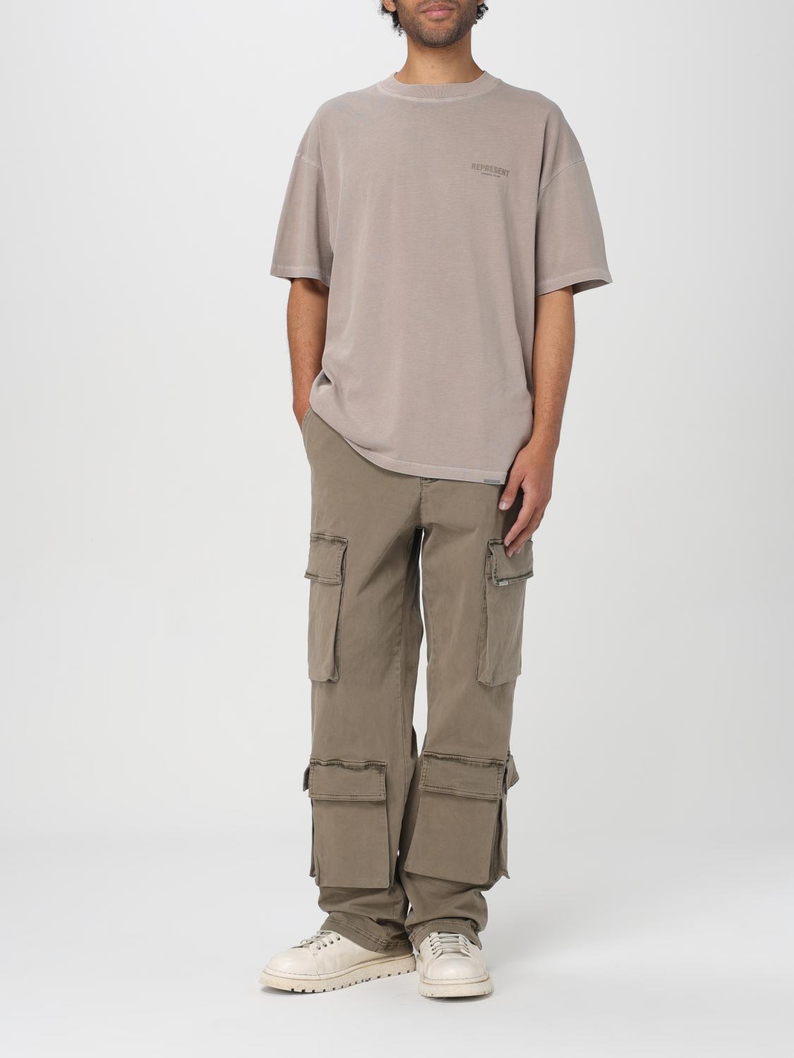 REPRESENT T-SHIRT: T-shirt men Represent, Beige - Img 2