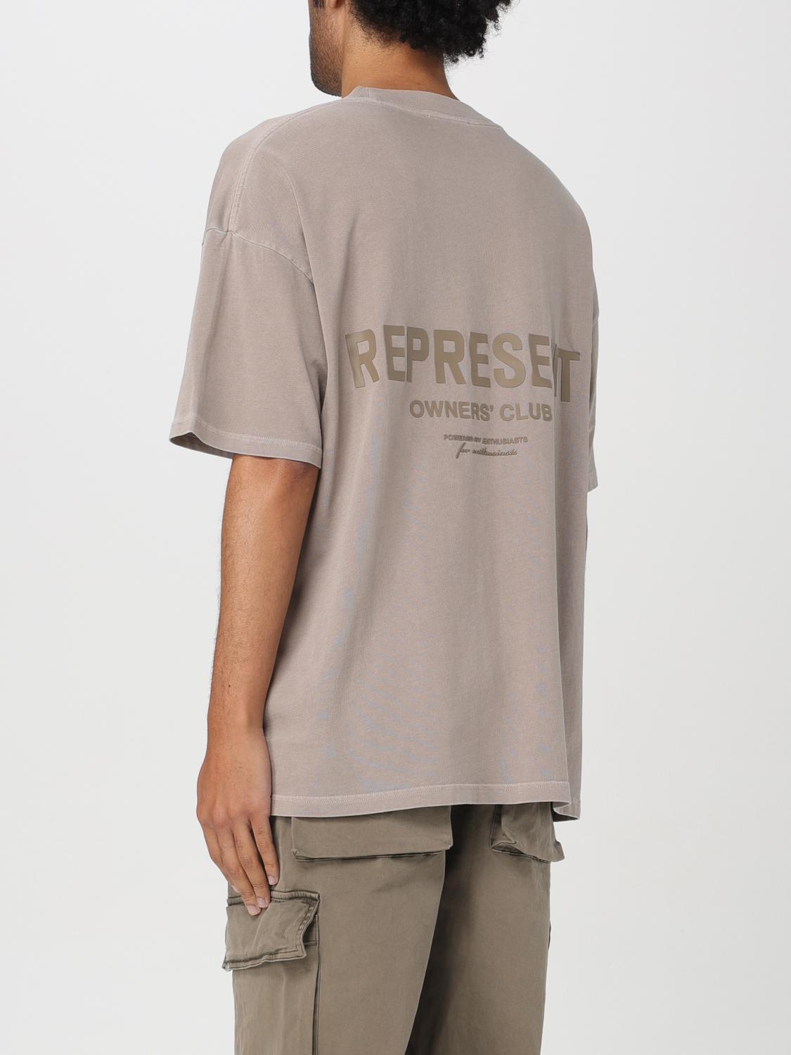 REPRESENT T-SHIRT: T-shirt men Represent, Beige - Img 3