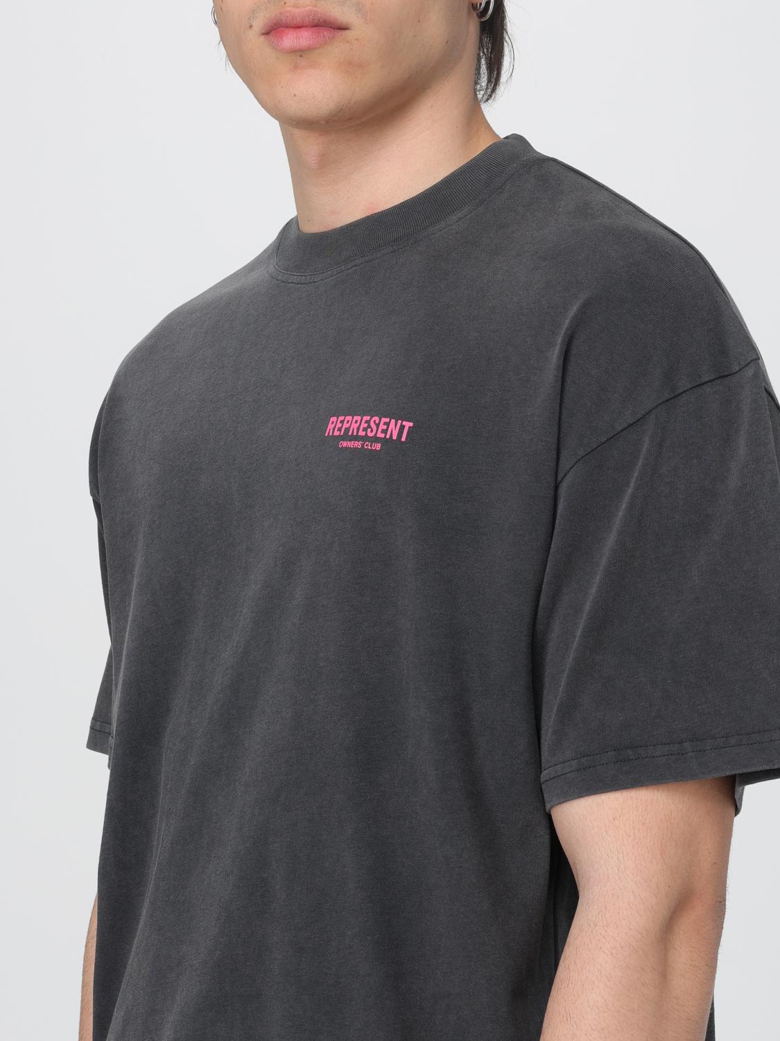 REPRESENT T-SHIRT: T-shirt men Represent, Mouse Grey - Img 3
