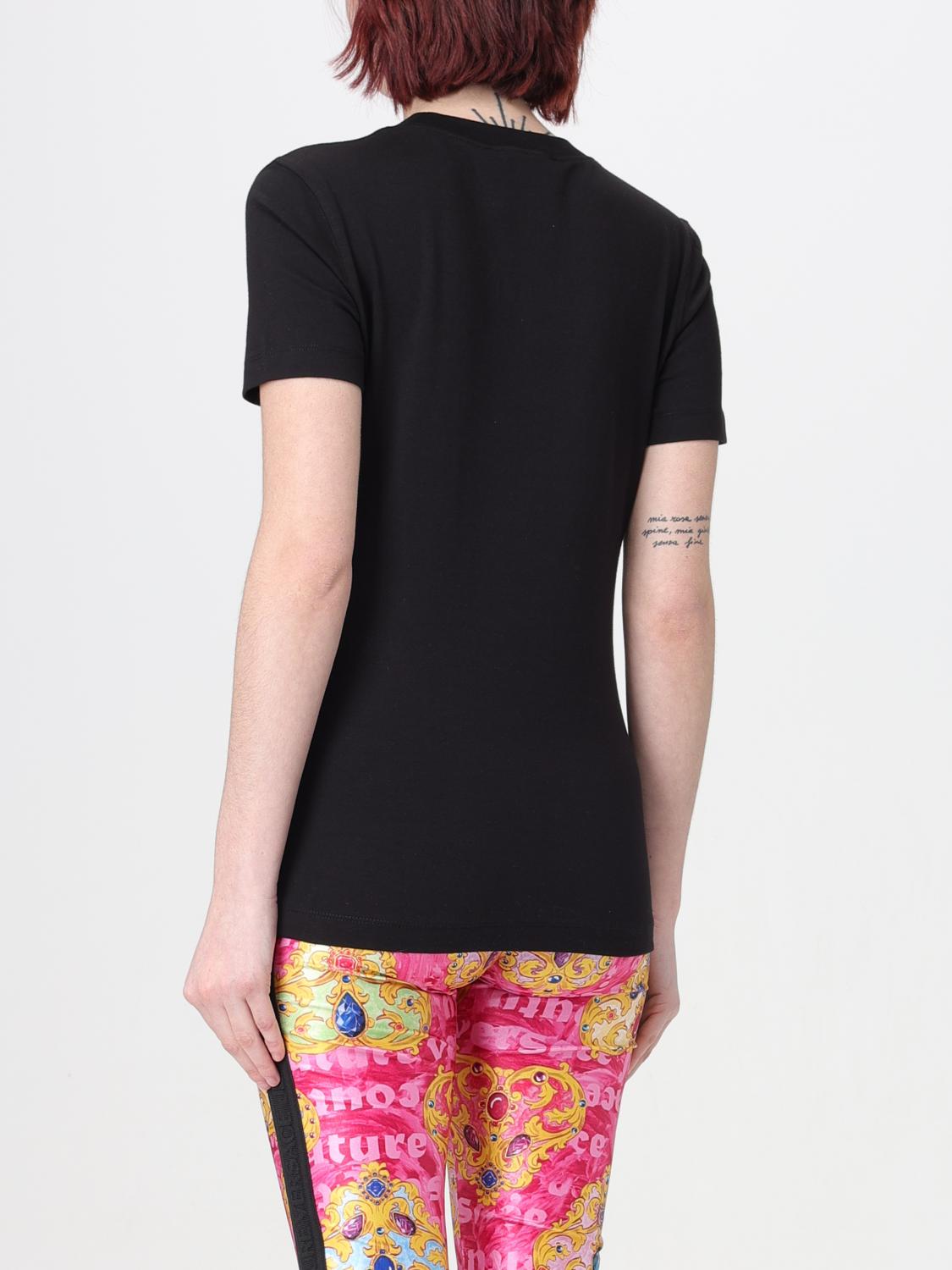 VERSACE JEANS COUTURE Tシャツ: Tシャツ レディース Versace Jeans Couture, ブラック - Img 2