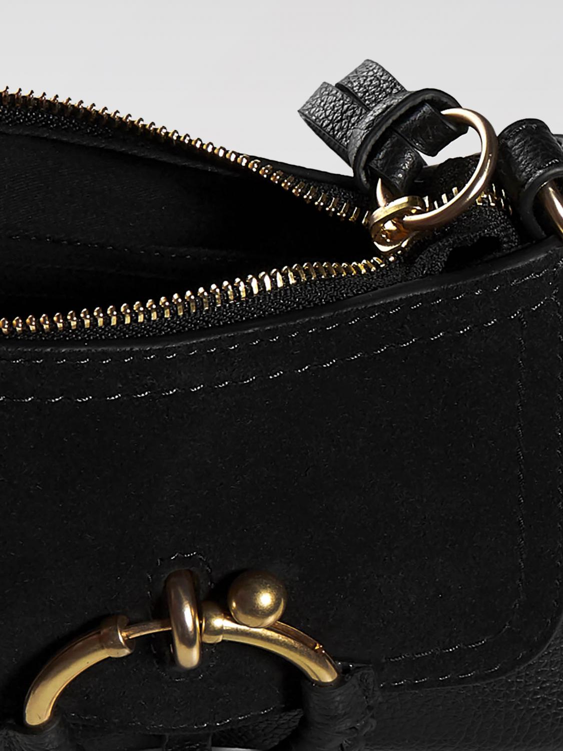 SEE BY CHLOÉ BORSA MINI: Borsa Joan See by Chloé in pelle, Nero - Img 4