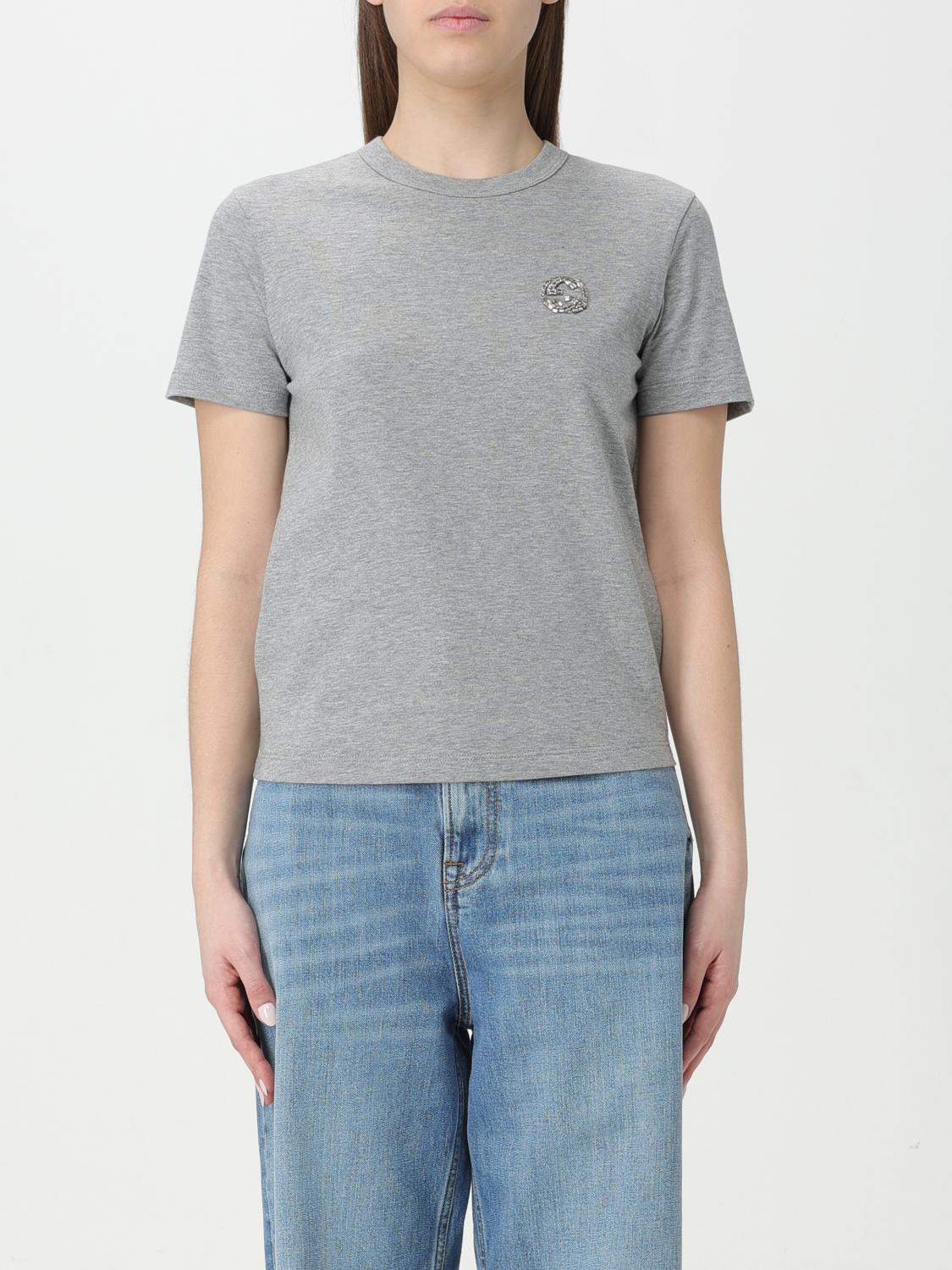 Gucci Tシャツ レディース - グレー | 748287XJGDW | GIGLIO.COM