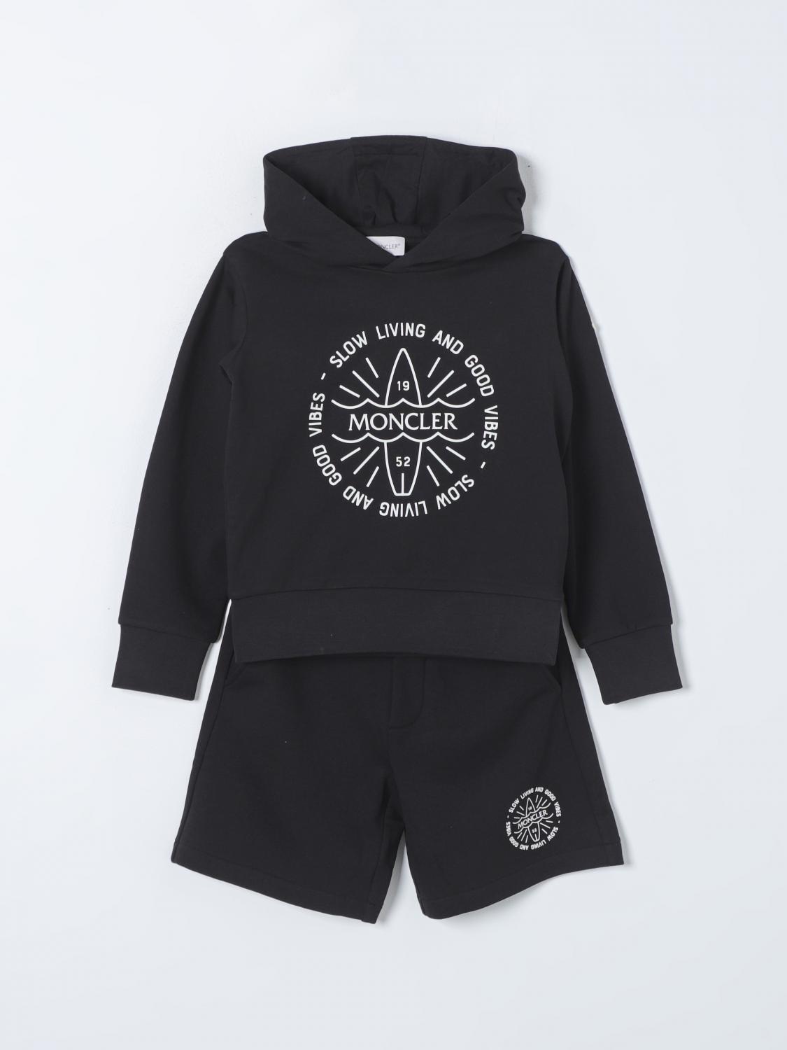 MONCLER CLOTHING SET: Sweater kids Moncler, Black - Img 1