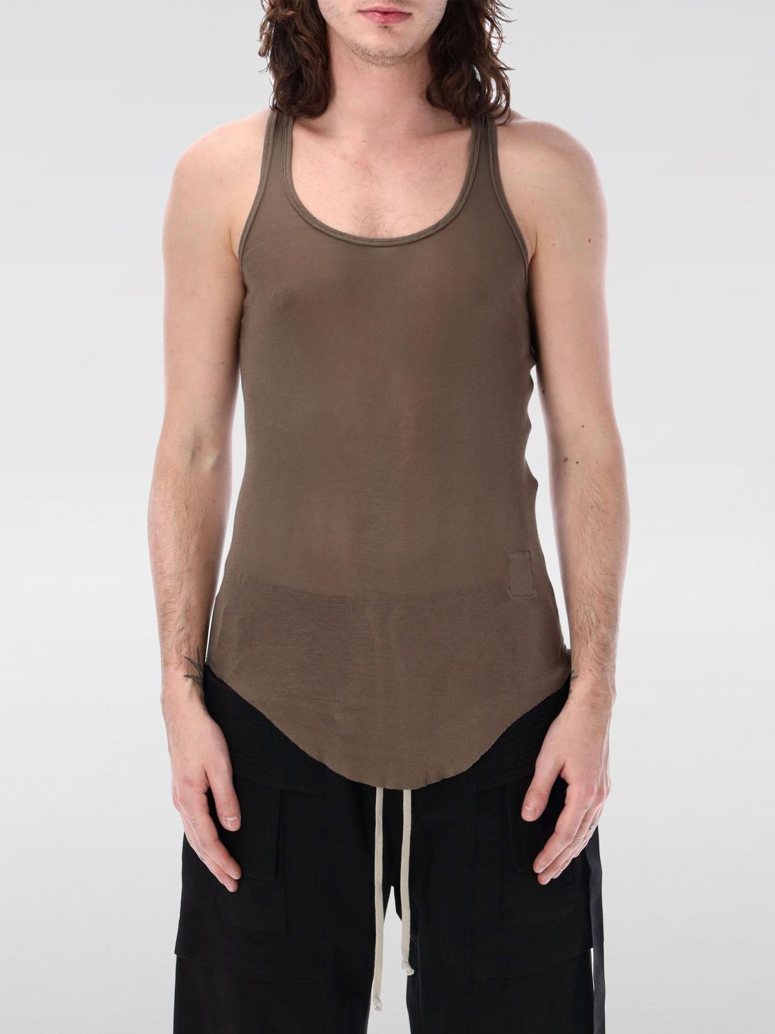 RICK OWENS DRKSHDW T shirt men Drkshdw Mud Rick Owens Drkshdw tank top DU01D1152BH online at GIGLIO.COM