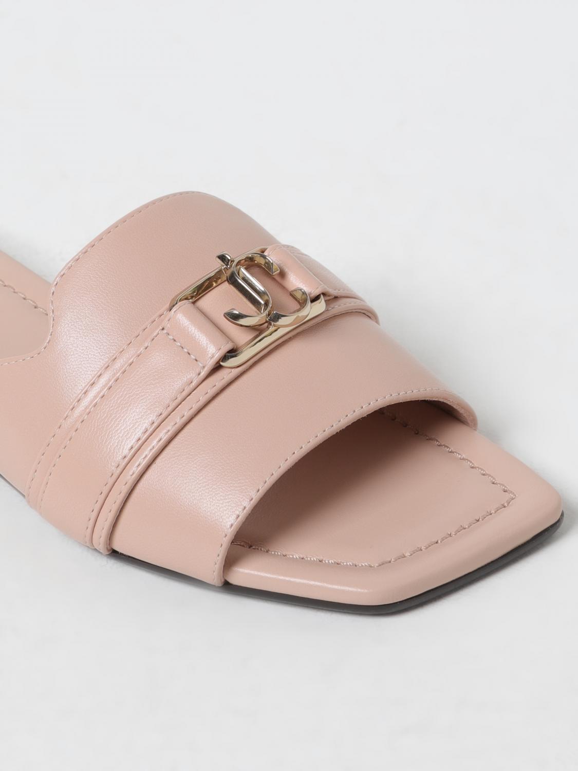 JIMMY CHOO FLAT SANDAL: Flat sandals woman Jimmy Choo, Pink - Img 4