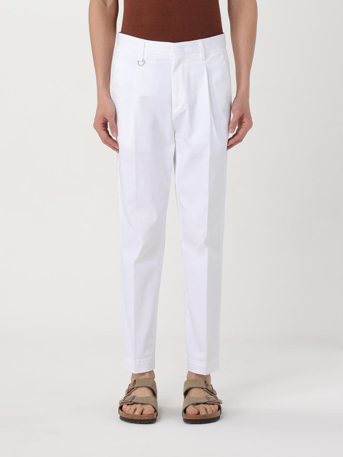 PAOLO PECORA PANTS: Pants men Paolo Pecora, White - Img 1