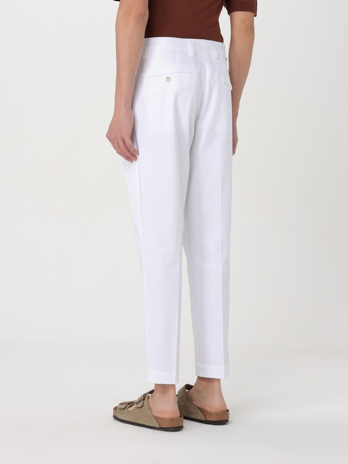 PAOLO PECORA PANTS: Pants men Paolo Pecora, White - Img 2