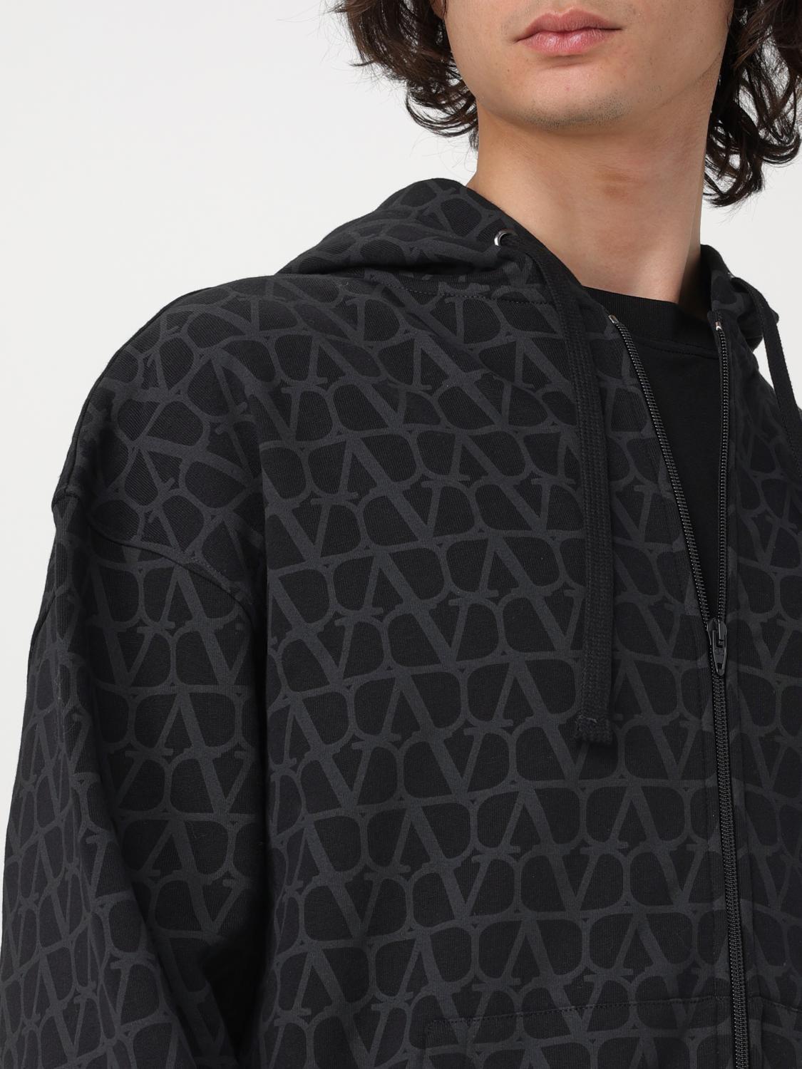 VALENTINO SWEATSHIRT: Pullover herren Valentino, Schwarz - Img 5