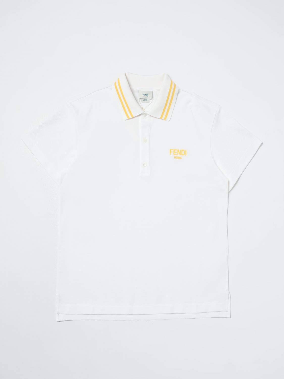 Fendi Tシャツ ボーイ Kids - ホワイト | JMI440AVP | GIGLIO.COM