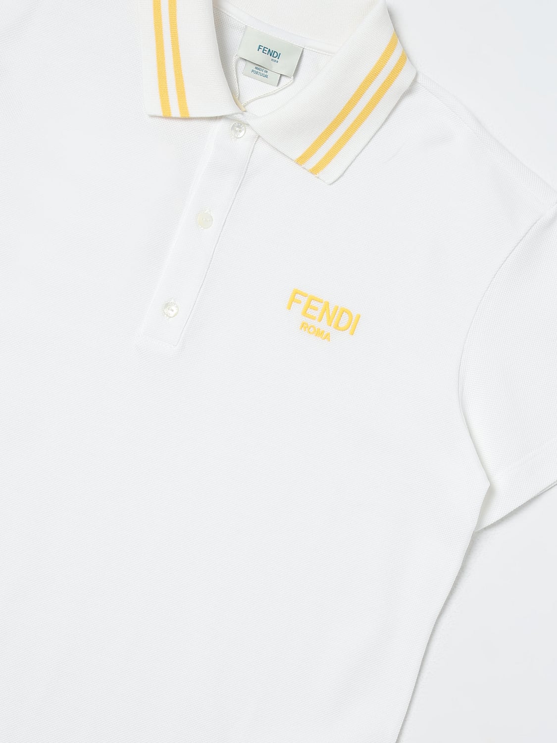 Fendi Tシャツ ボーイ Kids - ホワイト | JMI440AVP | GIGLIO.COM