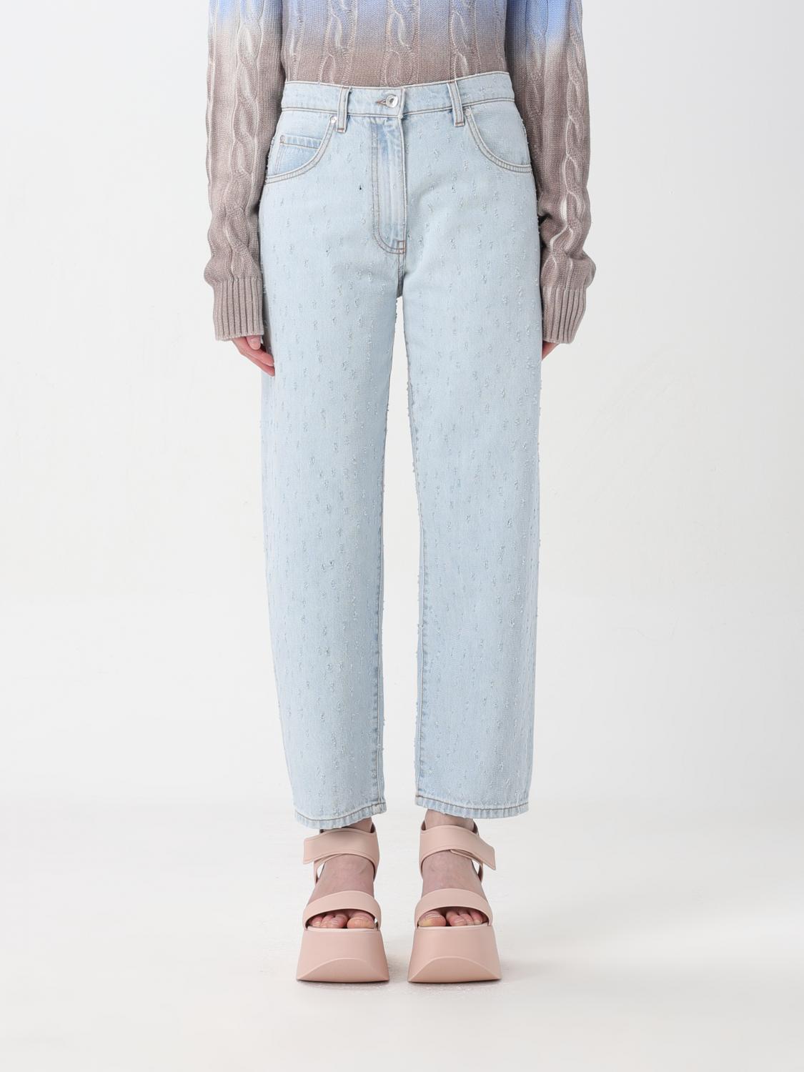 デニム・ジーパン MSGM Woman Jeans Denim 3641MDP254L247269 82 Women > Ready To Wear > Denim - MSGM Official