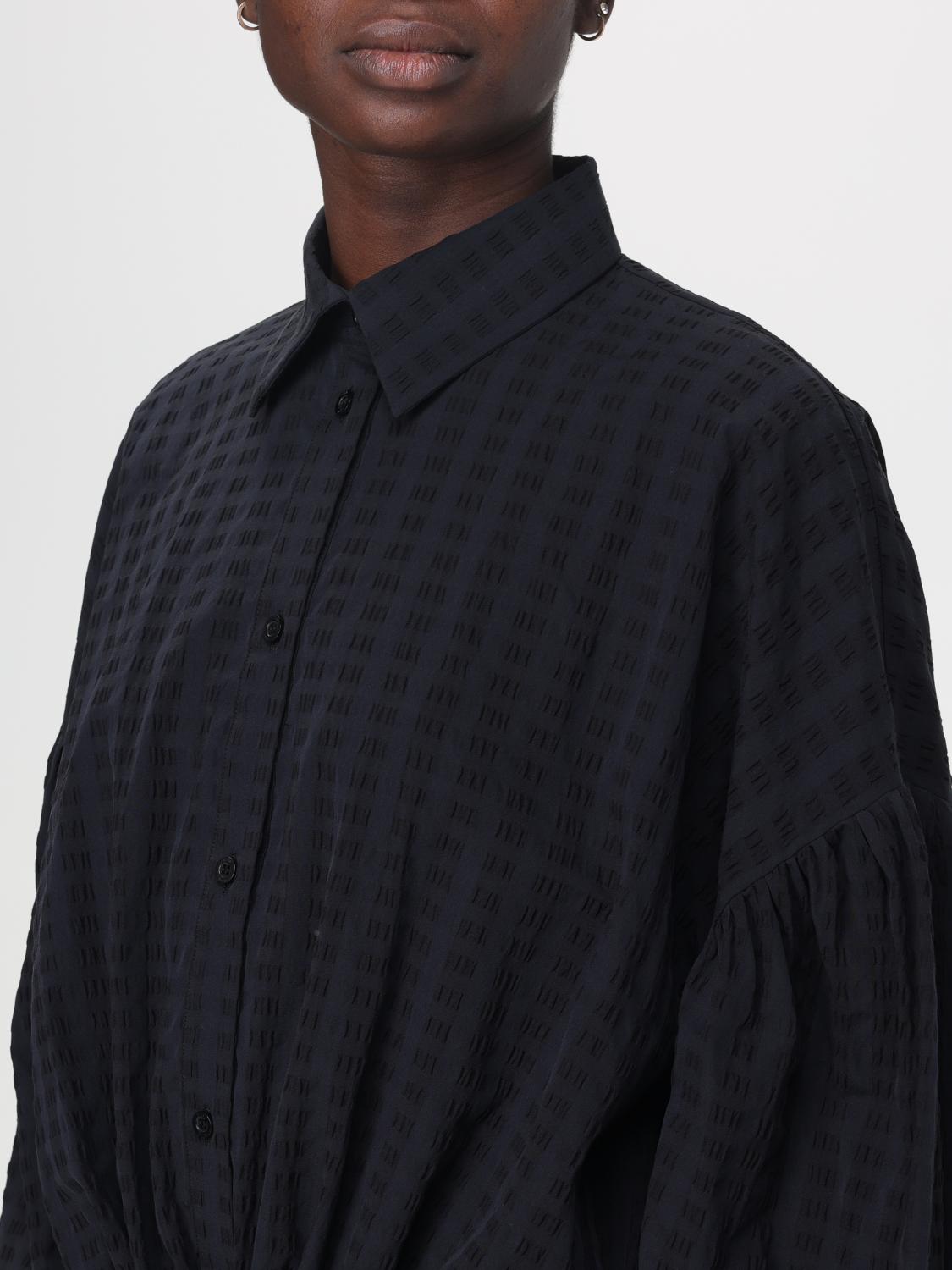 MSGM CAMISA: Camisa mujer MSGM, Negro - Img 4