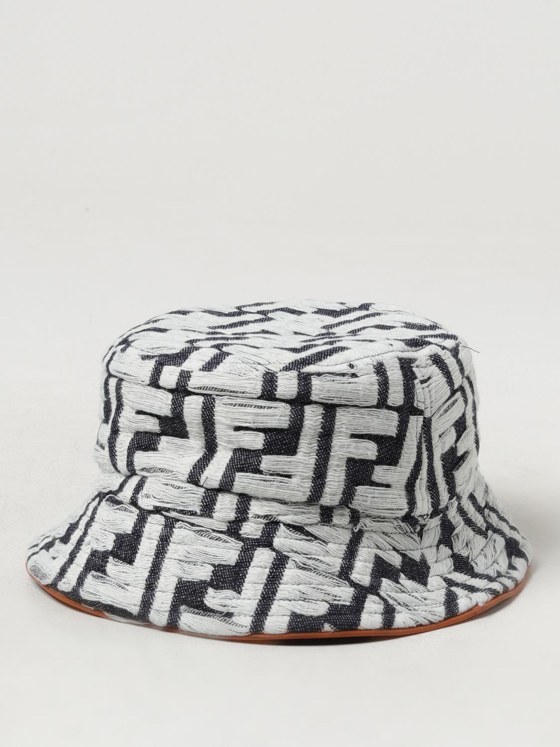 FENDI HAT: Hat men Fendi, Blue - Img 2