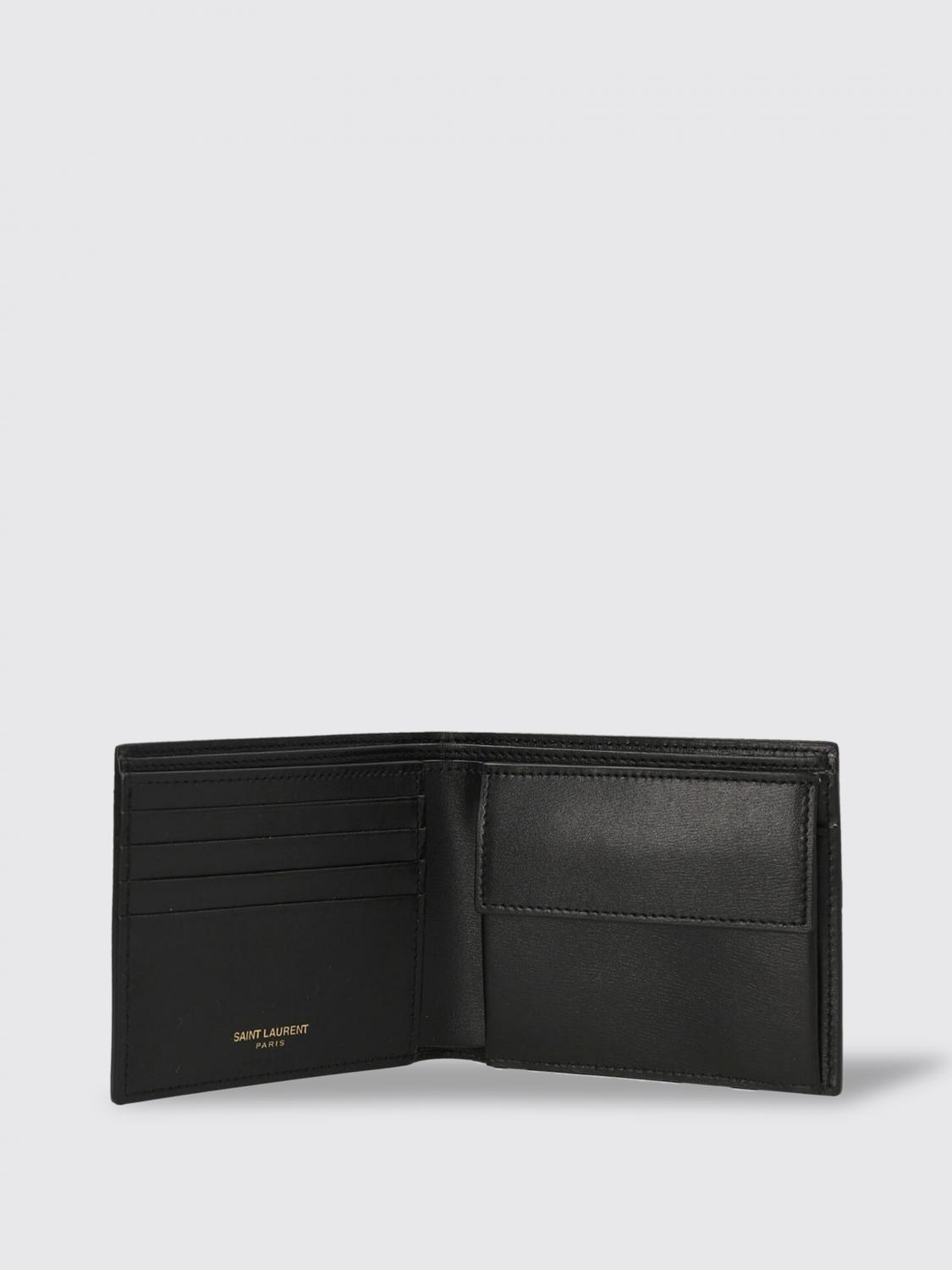 SAINT LAURENT：財布 メンズ - ブラック | GIGLIO.COMオンラインの