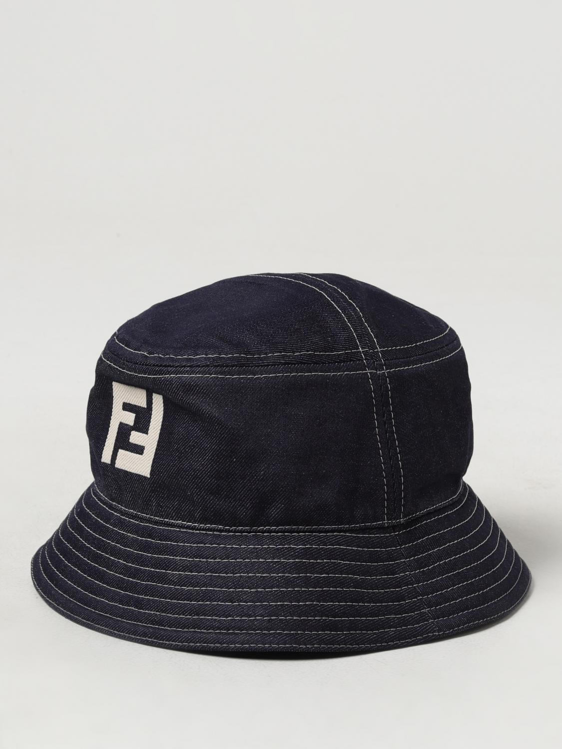 FENDI HAT: Hat men Fendi, Blue - Img 1