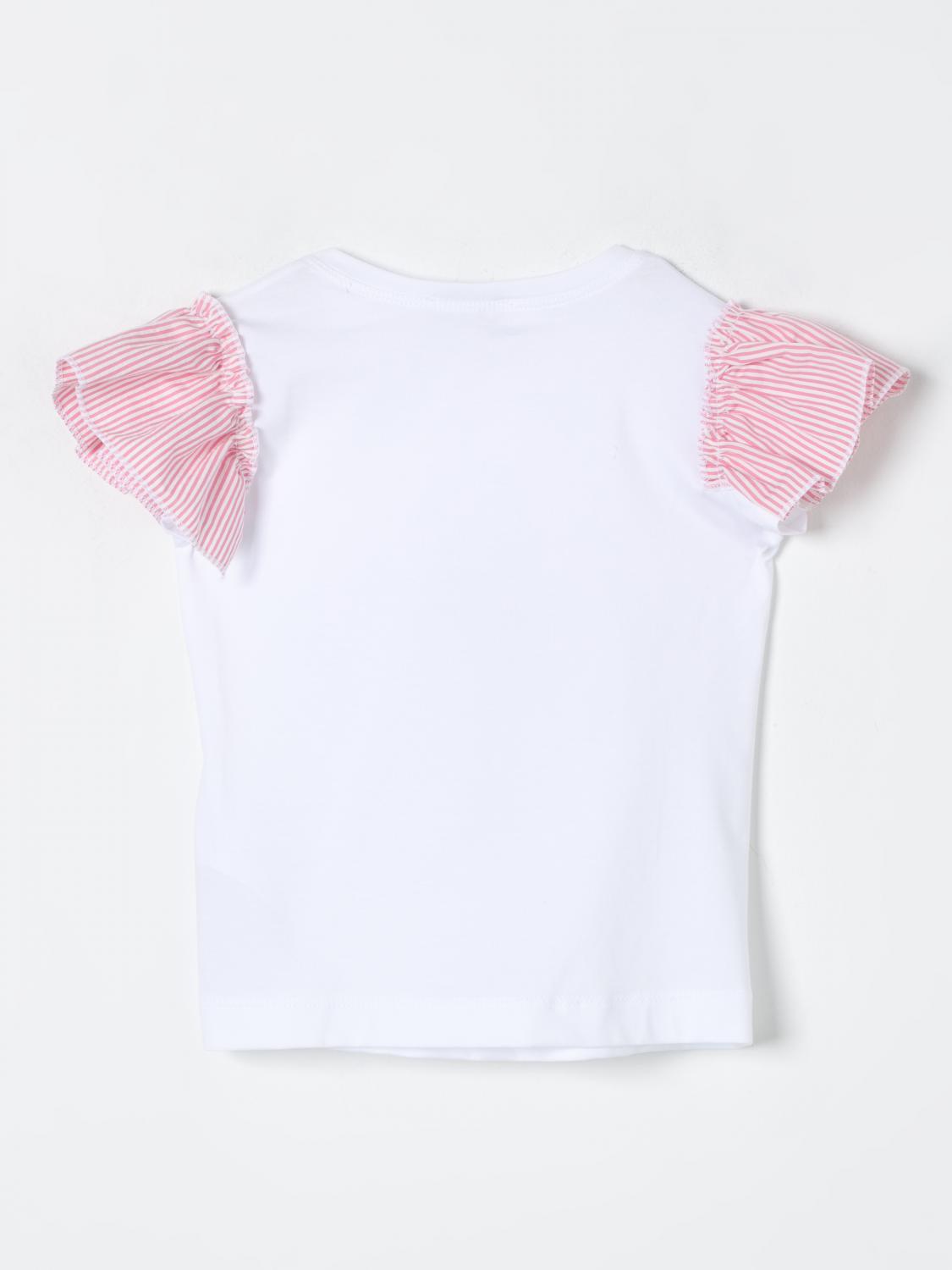 MONNALISA T-SHIRT: T-shirt kids Monnalisa, White 1 - Img 2