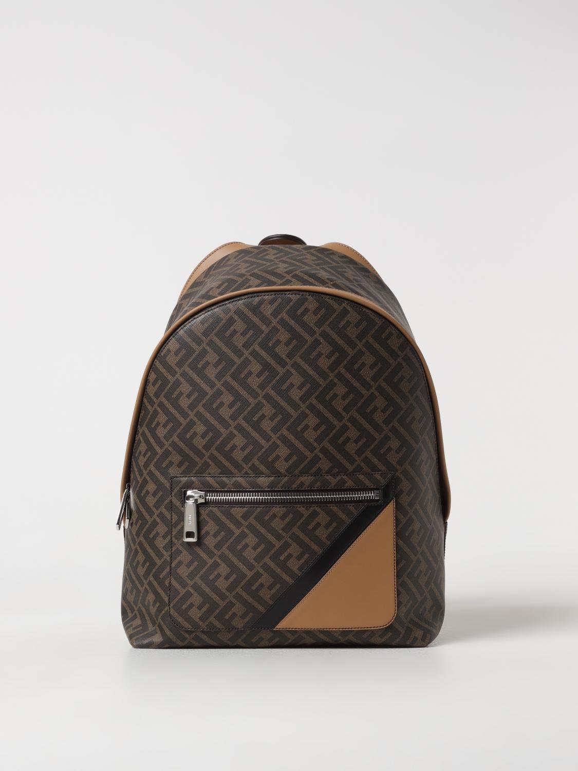 FENDI Backpack men Brown Fendi backpack 7VZ076A9XS online at GIGLIO.COM