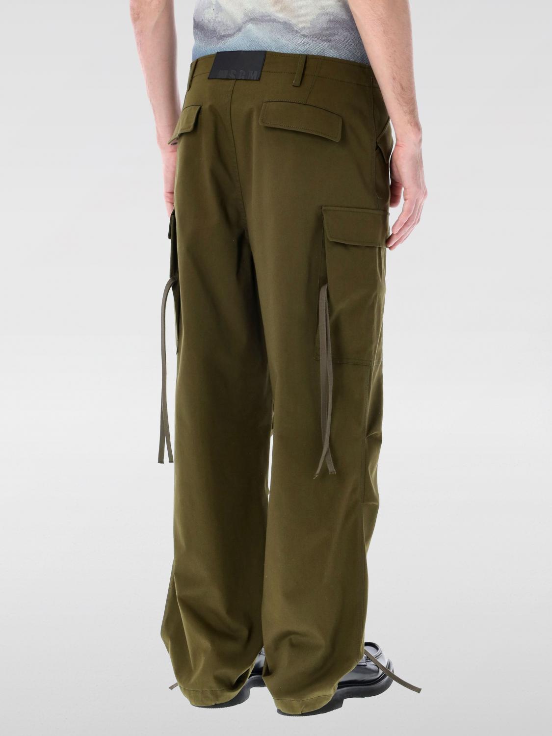 MSGM TROUSERS: Trousers men MSGM, Military - Img 2