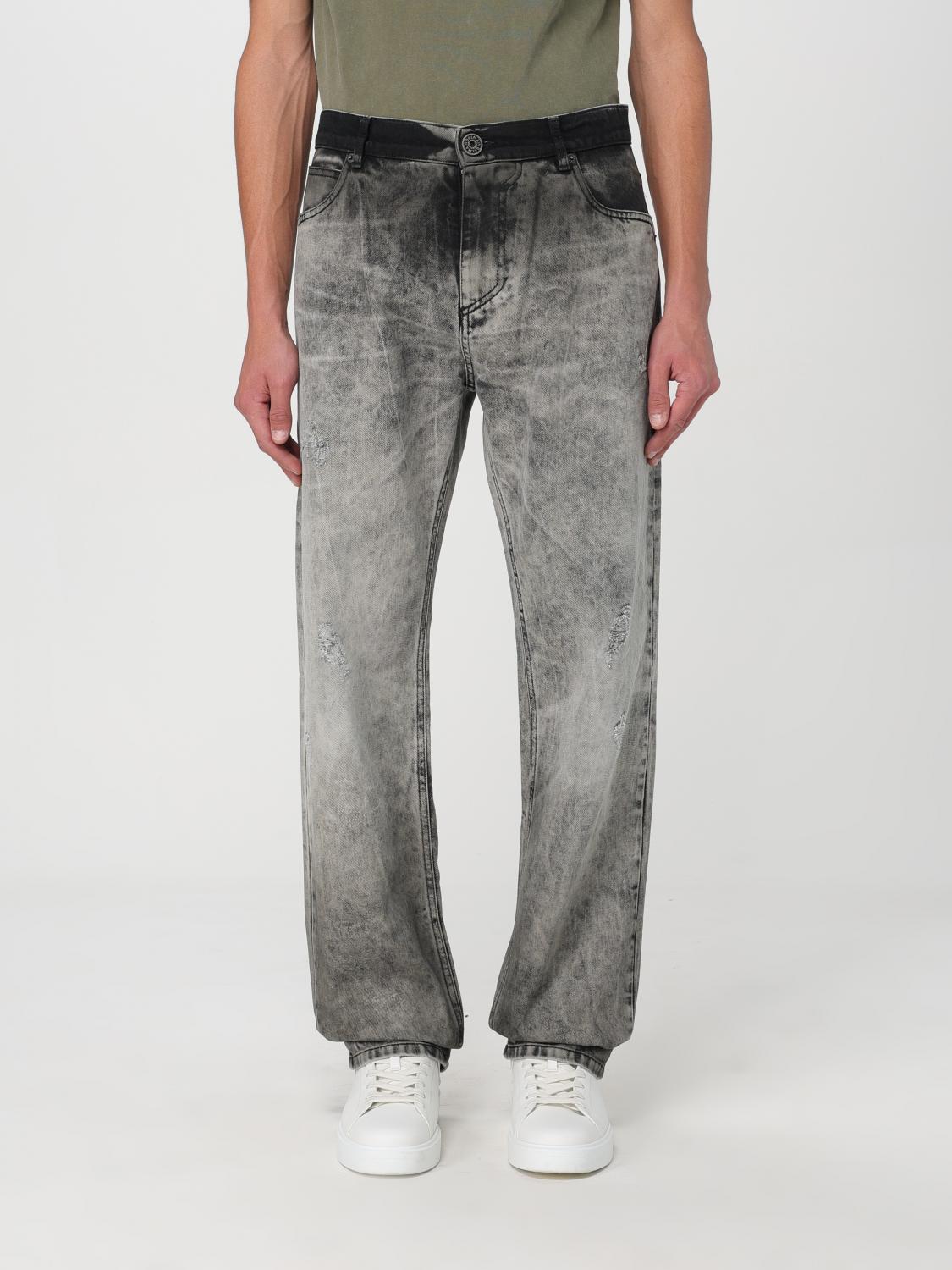 BALMAIN JEANS: Jeans men Balmain, Grey - Img 1