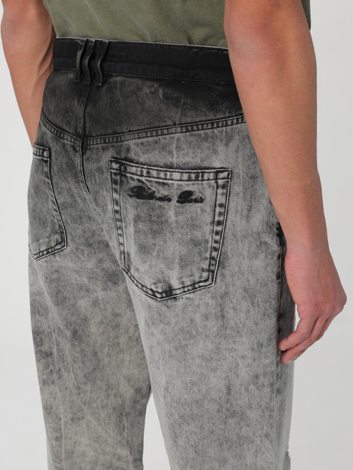 BALMAIN JEANS: Jeans men Balmain, Grey - Img 5
