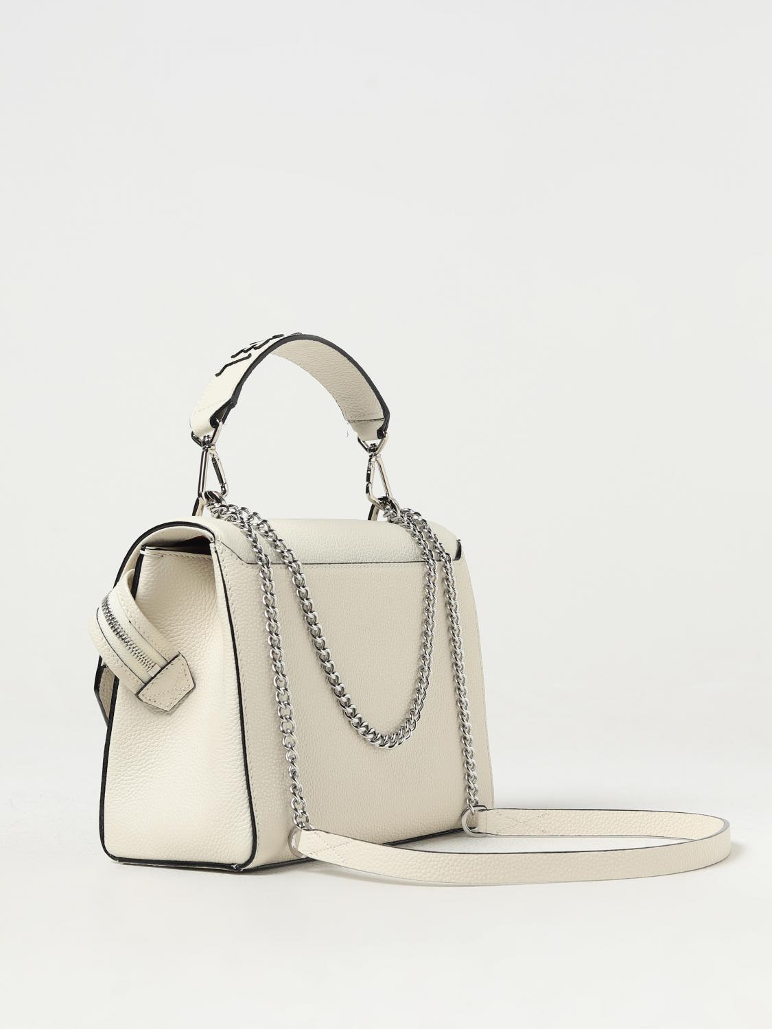 LANCEL BORSA MINI: Borsa Ninon Lancel in pelle a grana, Bianco - Img 2