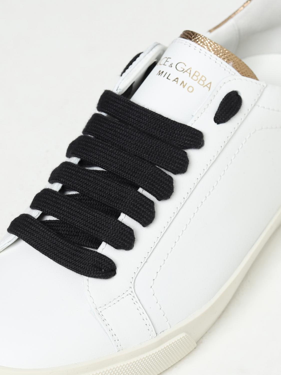 DOLCE & GABBANA: Sneakers woman - White | Dolce & Gabbana