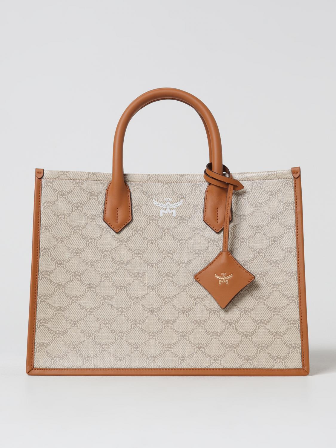 MCM BOLSO TOTE: Bandolera mujer Mcm, Beige - Img 1