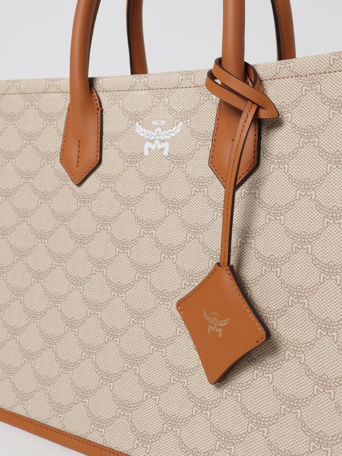 MCM BOLSO TOTE: Bandolera mujer Mcm, Beige - Img 3