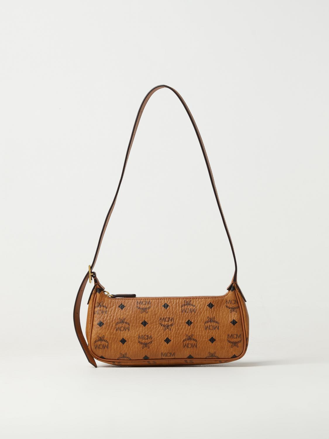 MCM SHOULDER BAG: Shoulder bag woman Mcm, Brown - Img 1