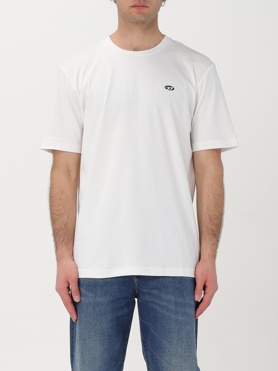 DIESEL T-SHIRT: T-shirt men Diesel, White - Img 1
