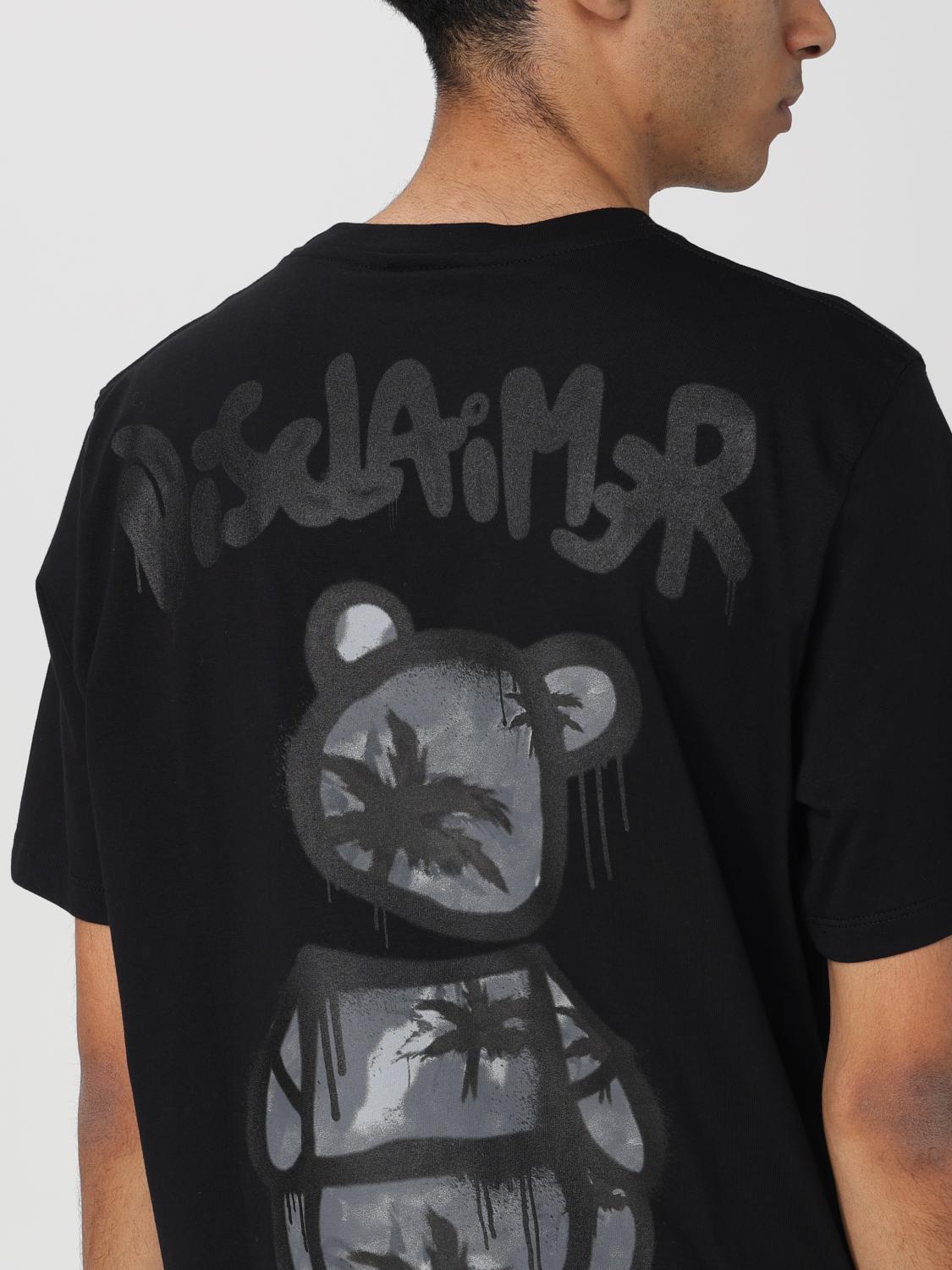 DISCLAIMER T-SHIRT: T-shirt men Disclaimer, Black - Img 3