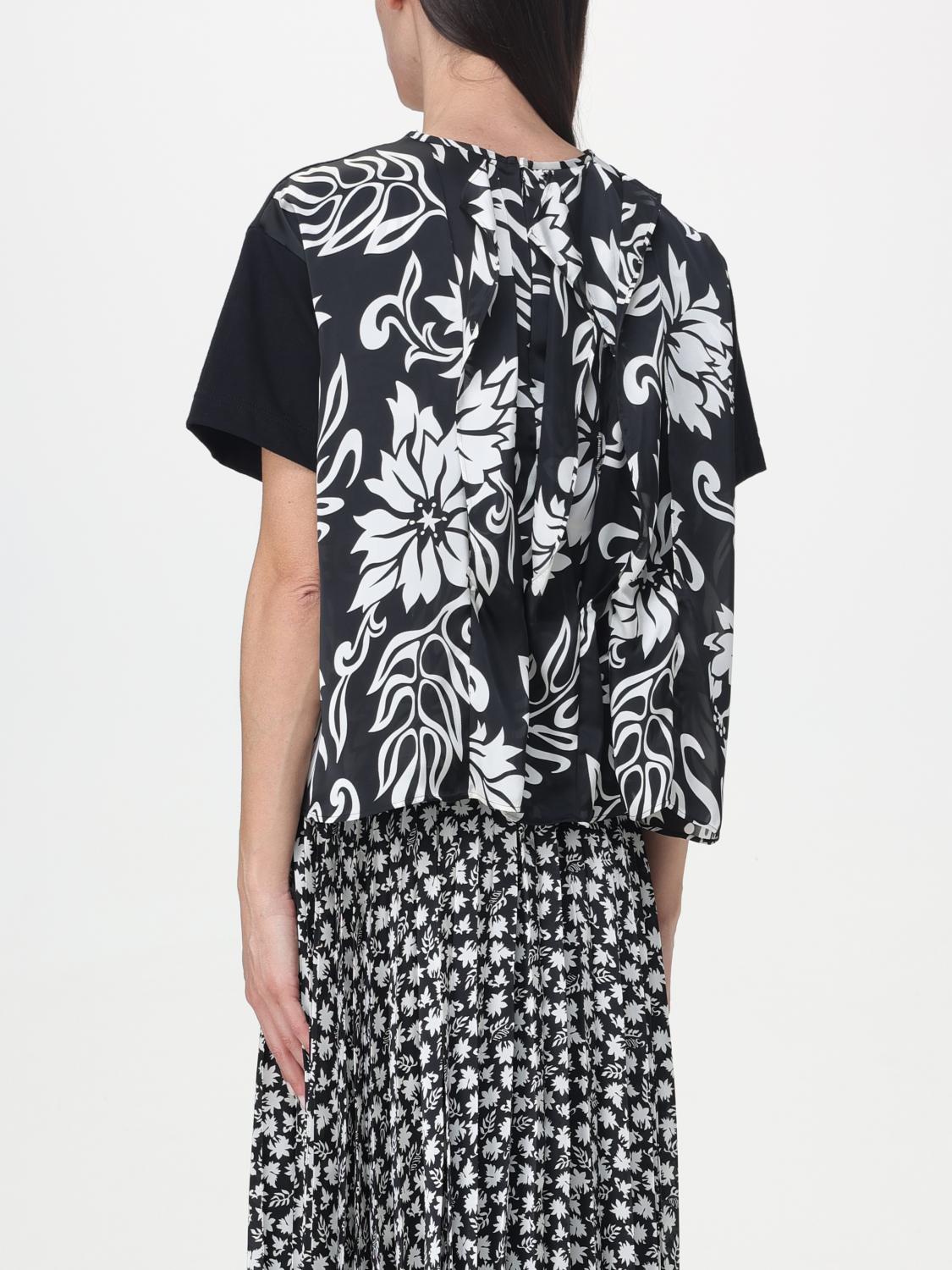 Sacai Tシャツ レディース - ブラック | 2407063 | GIGLIO.COM