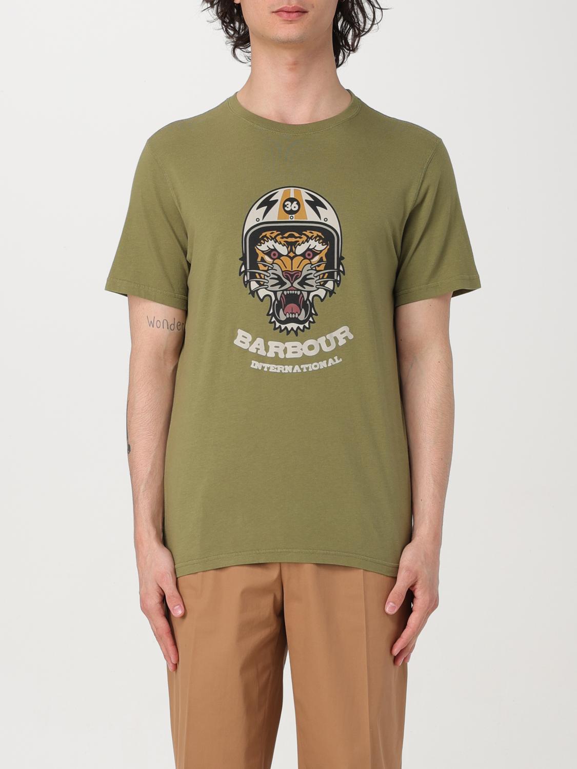 Barbour T-shirt men - Green | MTS1242 | GIGLIO.COM