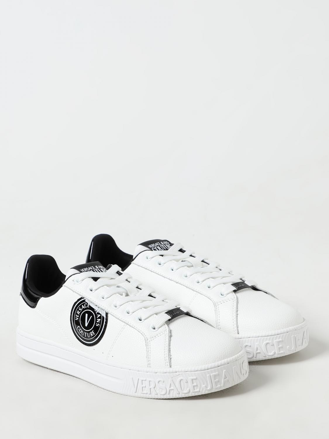 VERSACE JEANS COUTURE ZAPATILLAS: Zapatillas hombre Versace Jeans Couture, Blanco - Img 2