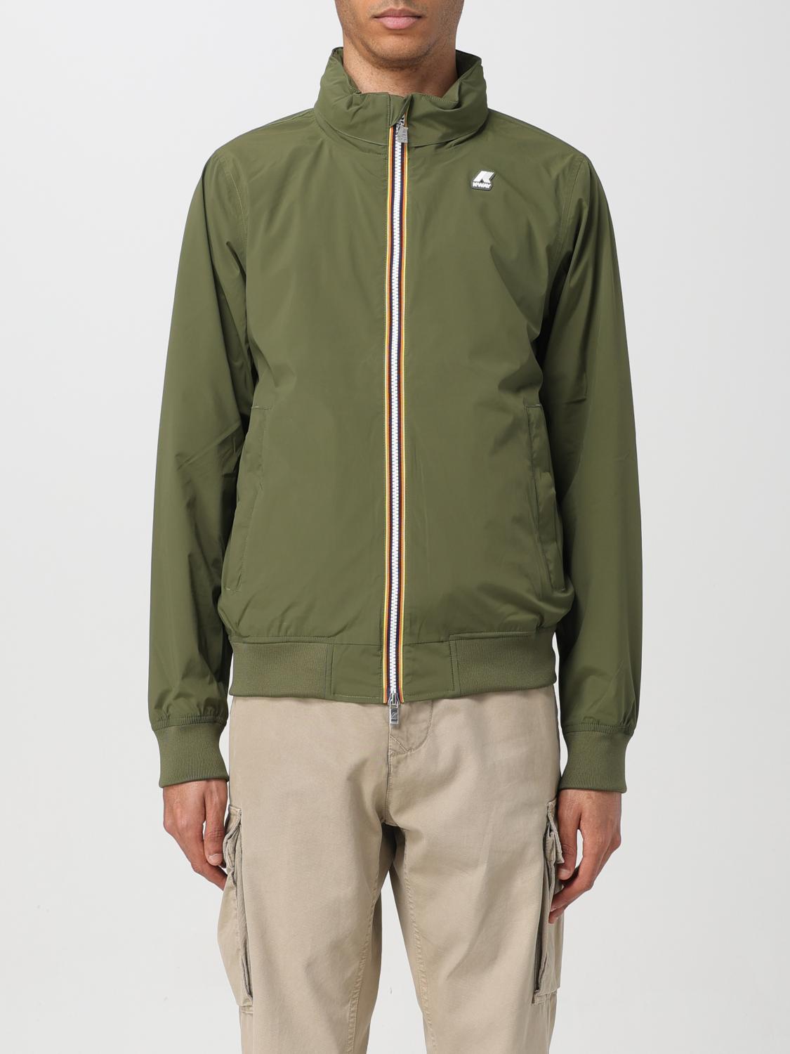 K-WAY JACKET: Jacket men K-way, Green - Img 1