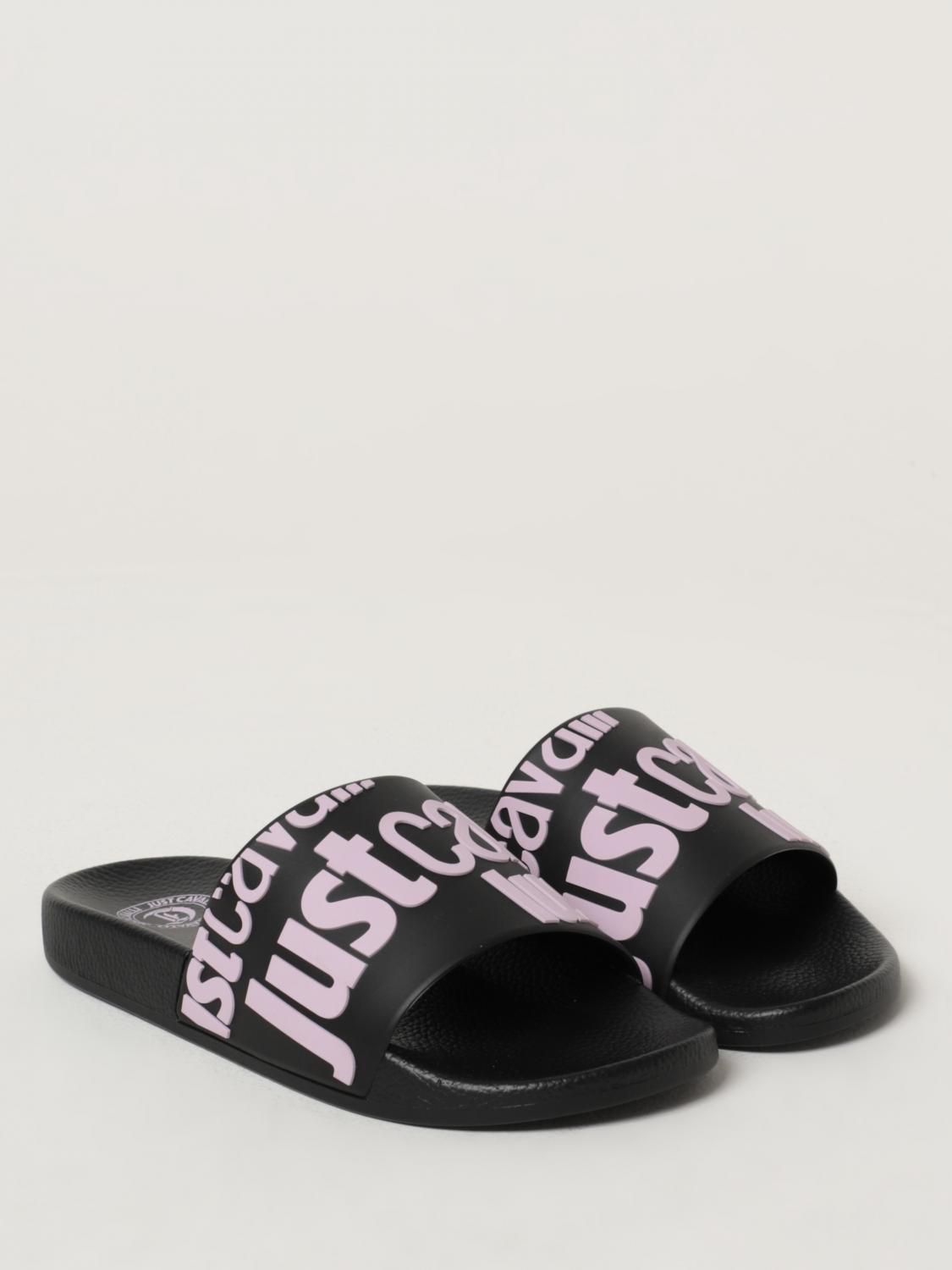 JUST CAVALLI FLAT SANDALS: Flat sandals woman Just Cavalli, Black - Img 2