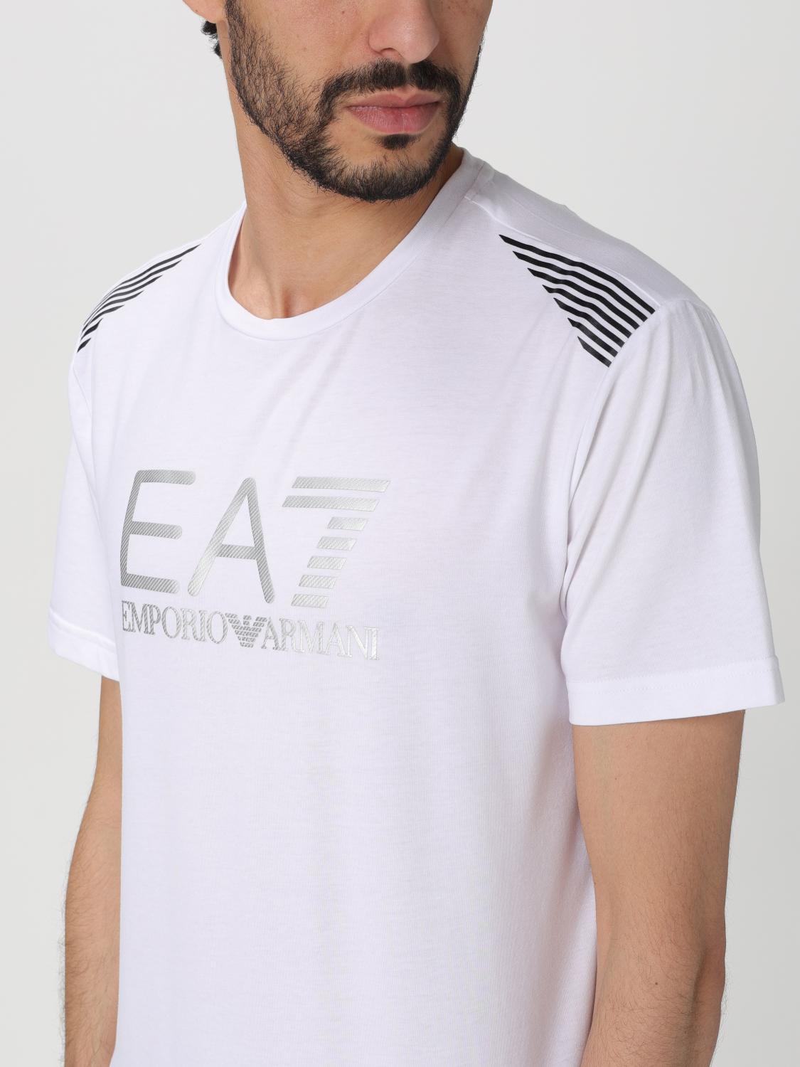 EA7 CAMISETA: Camiseta hombre Ea7, Blanco - Img 3
