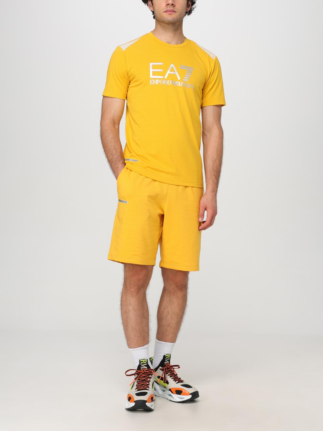 EA7 CAMISETA: Camiseta hombre Ea7, Amarillo - Img 2