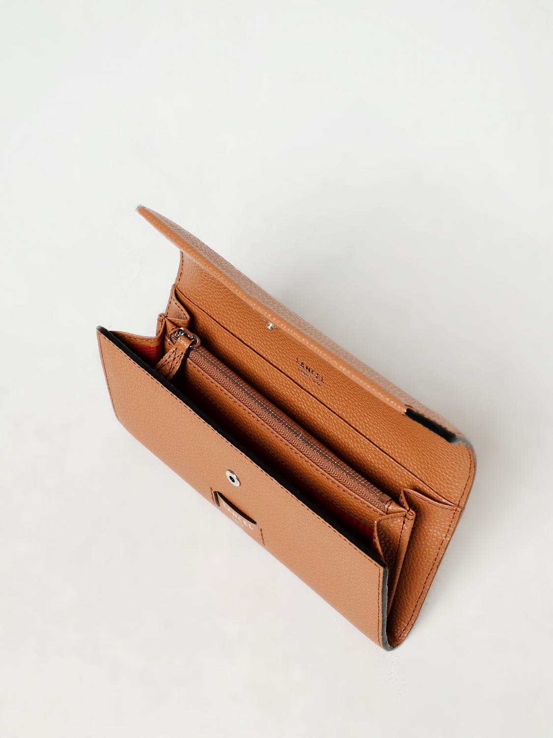 LANCEL WALLET: Wallet woman Lancel, Camel - Img 2