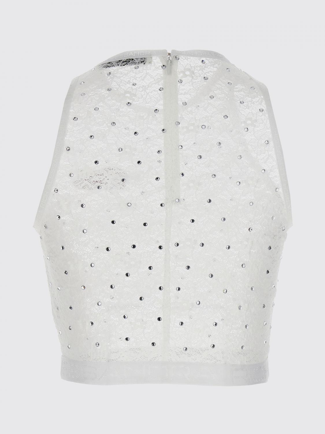 ALESSANDRA RICH 탑: 탑 여성 Alessandra Rich, 화이트 - Img 2