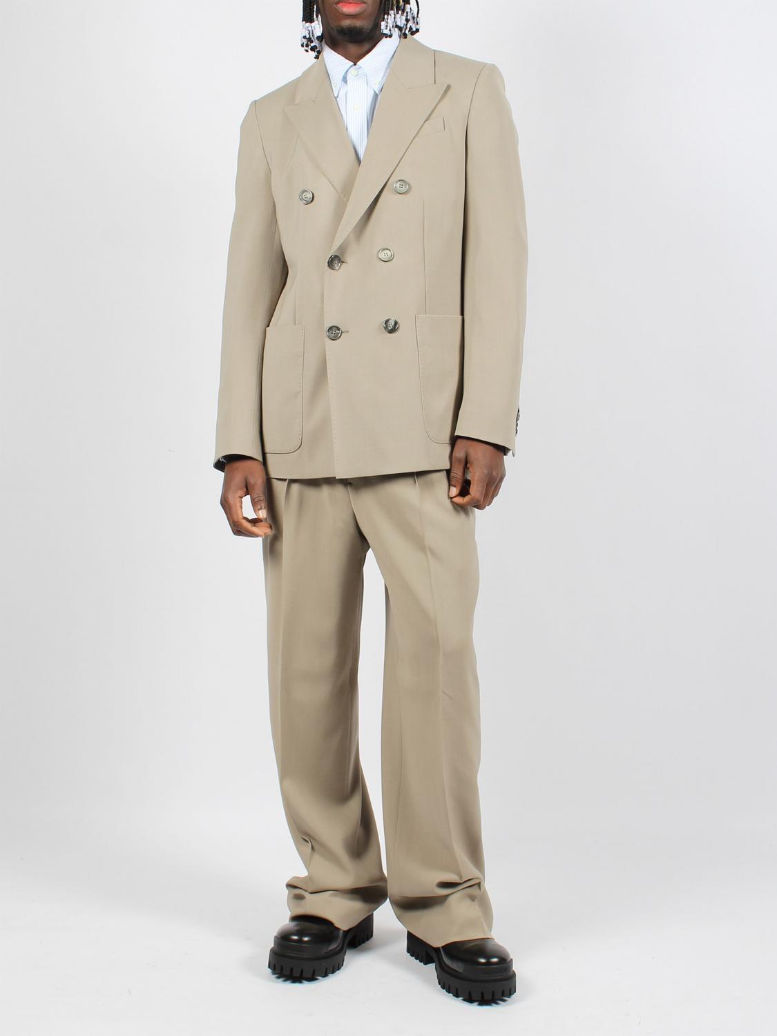 AMI PARIS PANTS: Pants men Ami Paris, Dove Grey - Img 2