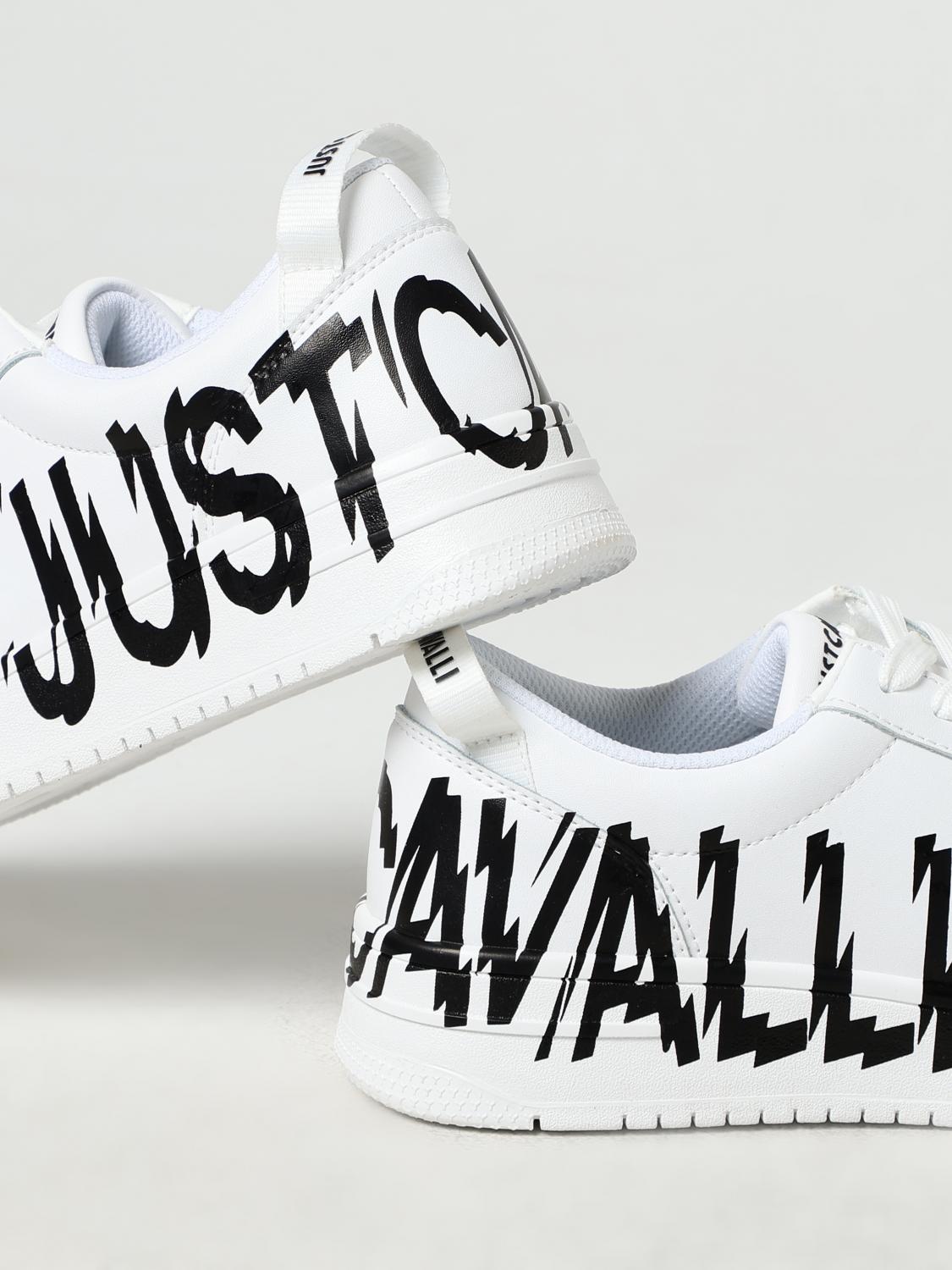 JUST CAVALLI SNEAKERS: Sneakers herren Just Cavalli, Weiß - Img 4