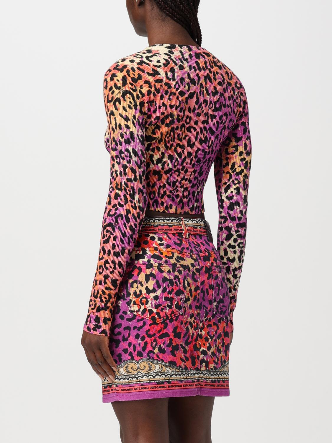 JUST CAVALLI TOP: Sudadera mujer Just Cavalli, Rosa - Img 3