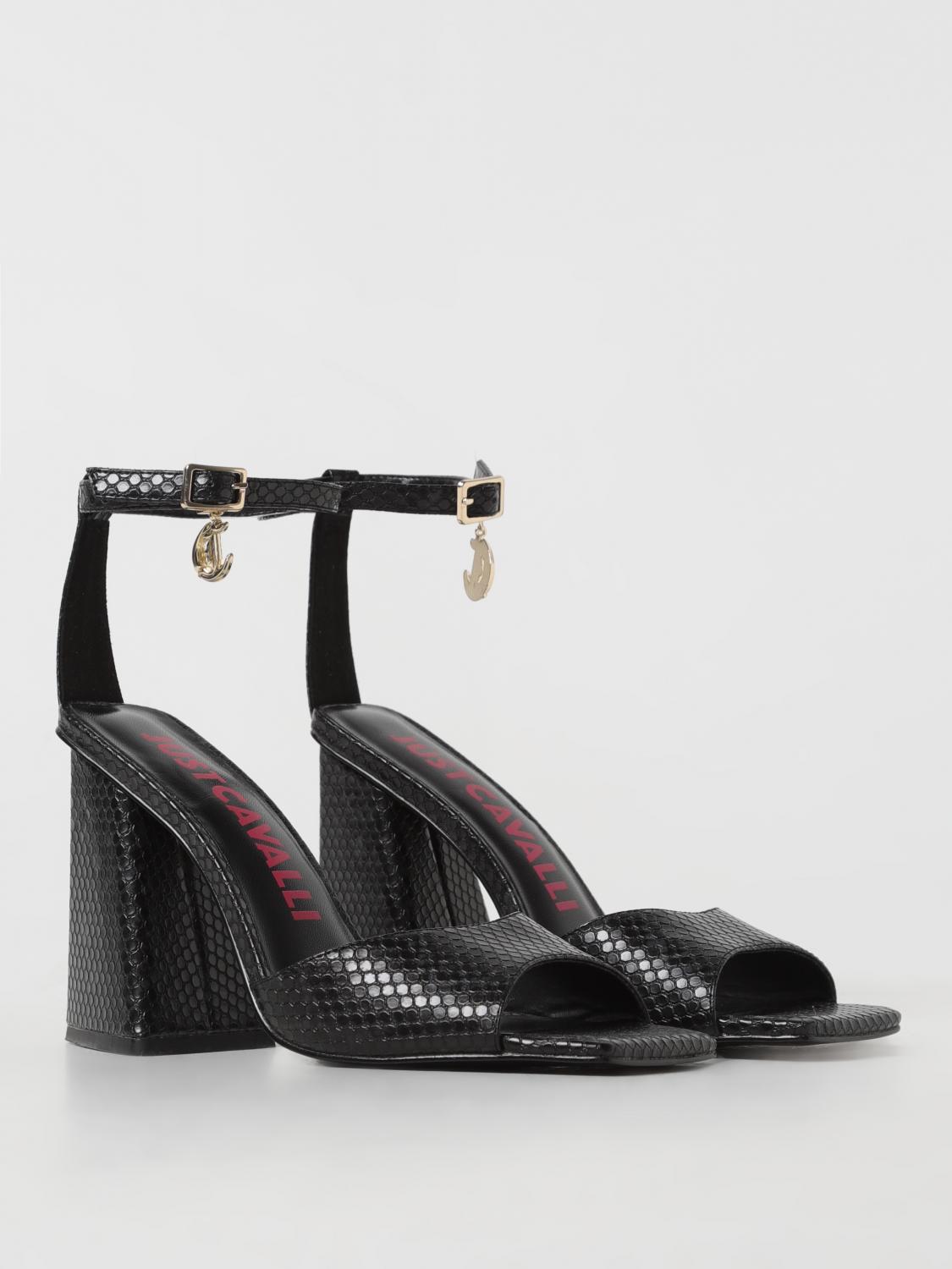 JUST CAVALLI HEELED SANDALS: Heeled sandals woman Just Cavalli, Black - Img 2