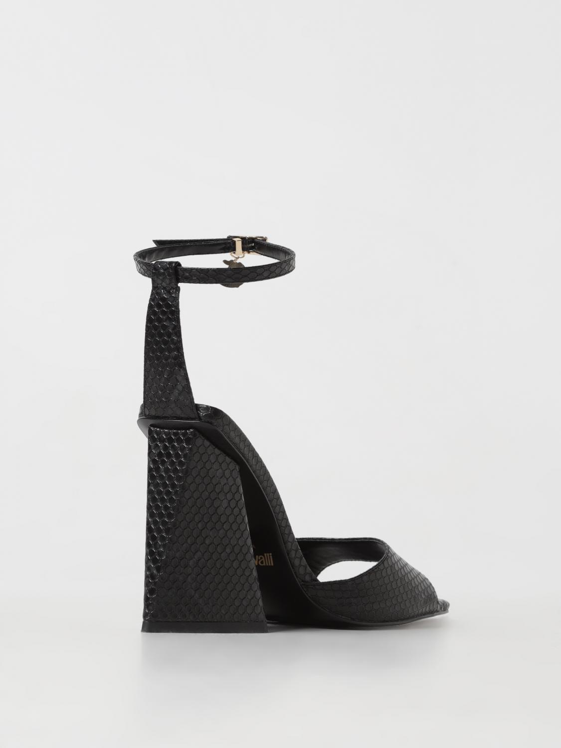 JUST CAVALLI HEELED SANDALS: Heeled sandals woman Just Cavalli, Black - Img 3