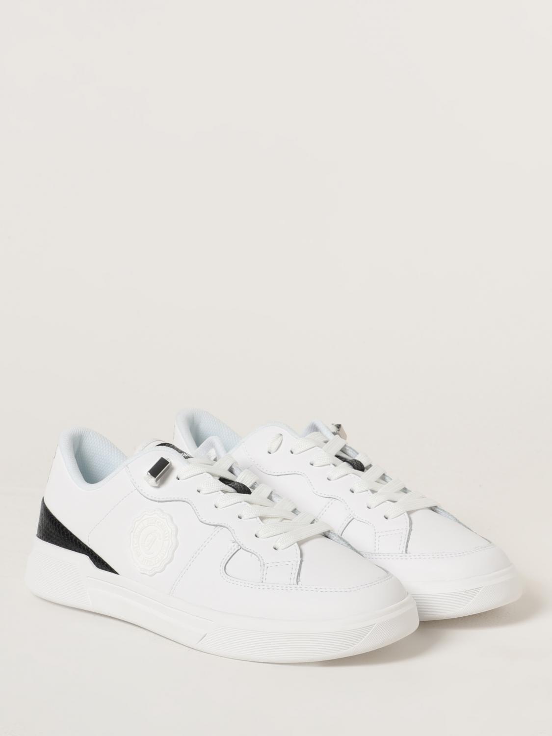 JUST CAVALLI SNEAKERS: Sneakers Just Cavalli in pelle, Bianco - Img 2