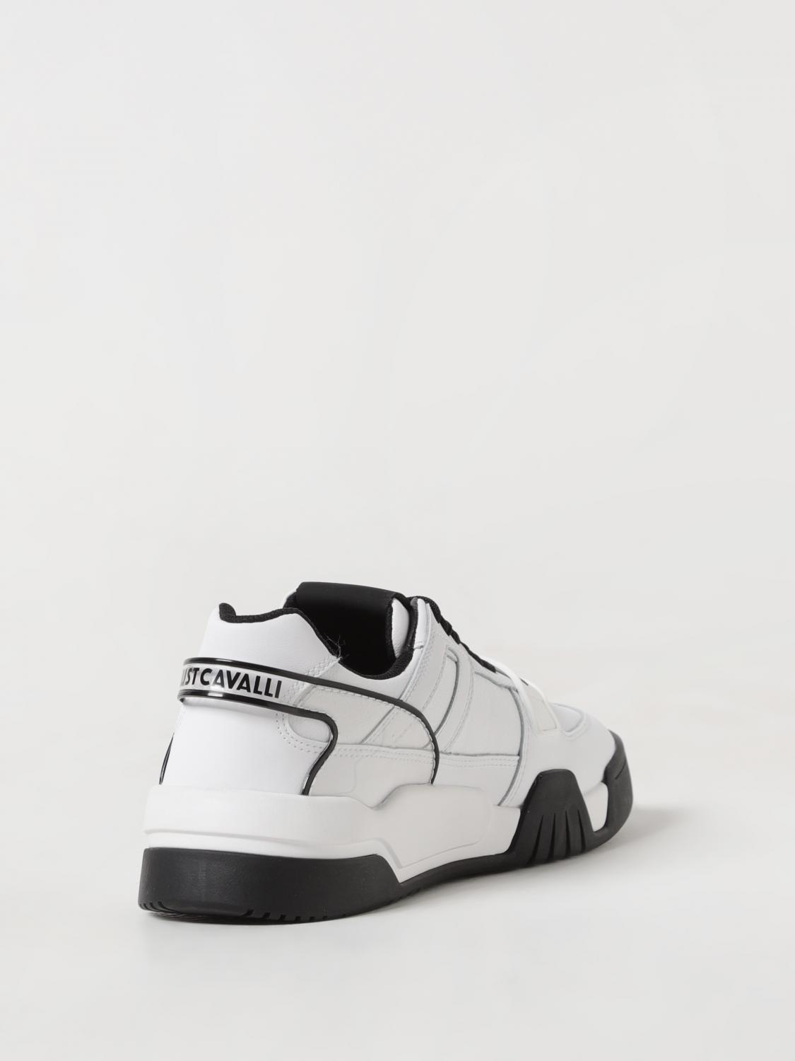 JUST CAVALLI SNEAKERS: Sneakers Just Cavalli in pelle , Bianco - Img 3