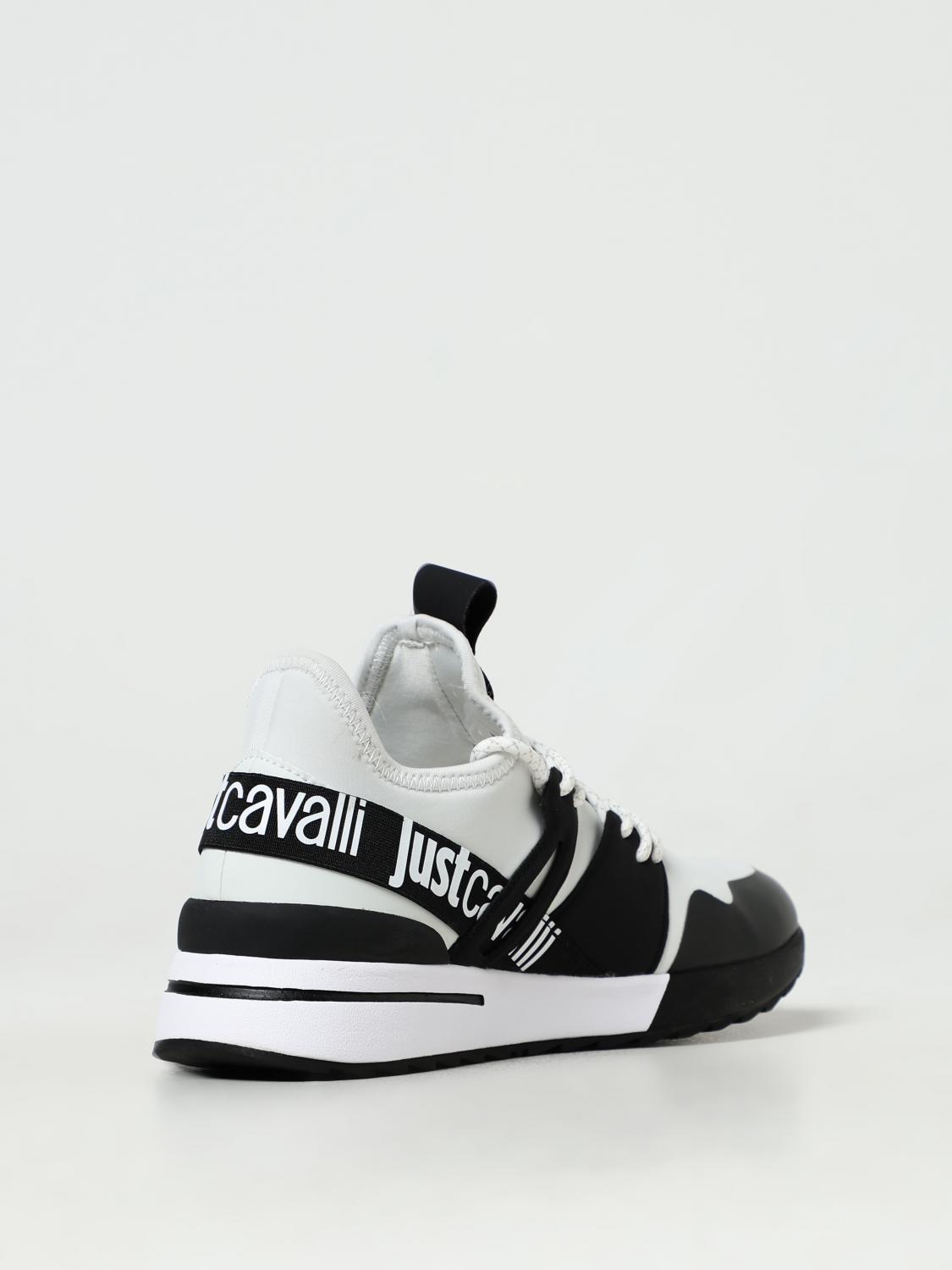 JUST CAVALLI SNEAKERS: Sneakers Just Cavalli in neoprene e gomma , Marrone - Img 3