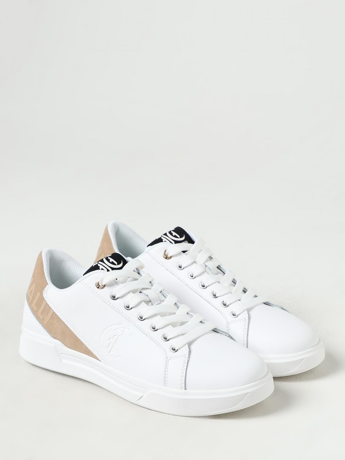 JUST CAVALLI SNEAKERS: Sneakers Just Cavalli in pelle , Bianco - Img 2